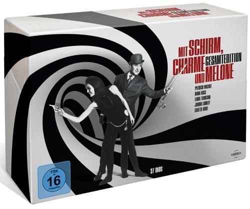 Grosses DVD Cover zu: Mit Schirm, Charme und Melone - Gesamtedition