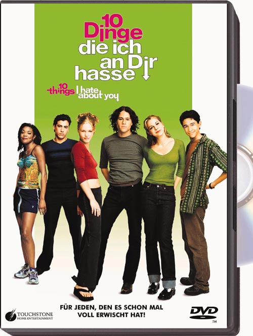 DVD Cover: 10 Dinge, die ich an dir hasse