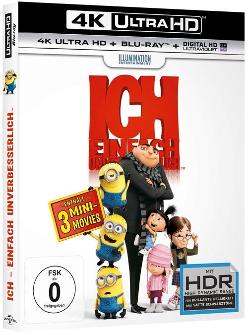 DVD Cover: Ich - Einfach unverbesserlich - 4K