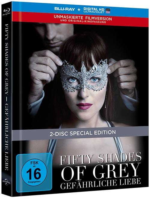 DVD Cover: Fifty Shades of Grey - Gefährliche Liebe - Limited Digibook Editition