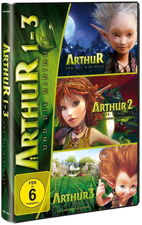 DVD Cover: Arthur und die Minimoys 1-3