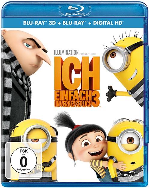 DVD Cover: Ich - Einfach unverbesserlich 3 - 3D