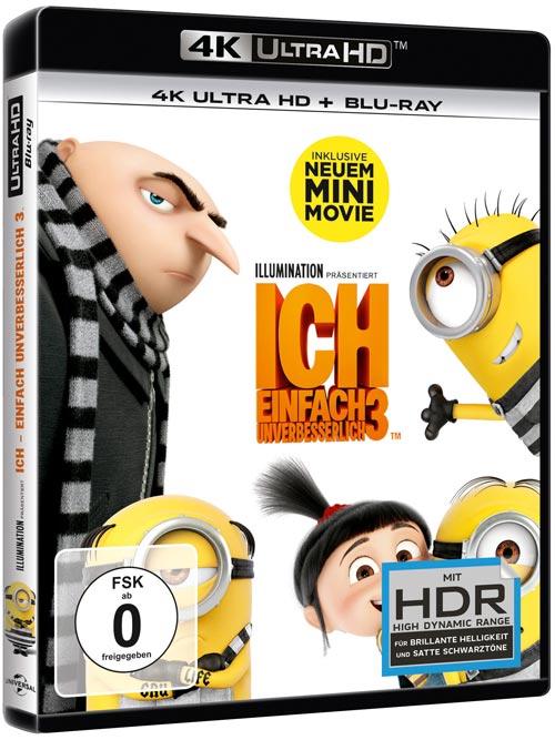 DVD Cover: Ich - Einfach unverbesserlich 3 - 4K