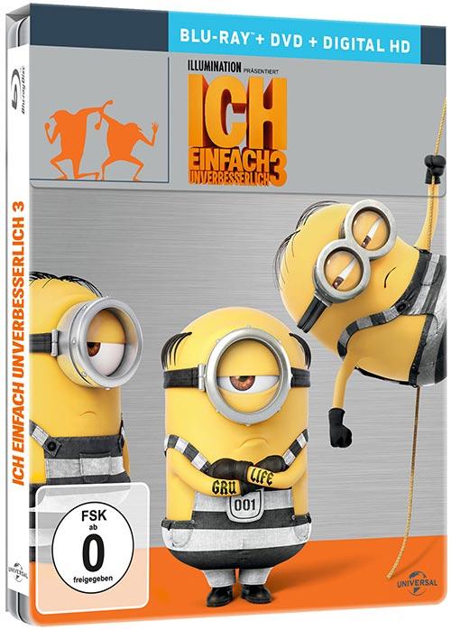 DVD Cover: Ich - Einfach unverbesserlich 3 - Steelbook