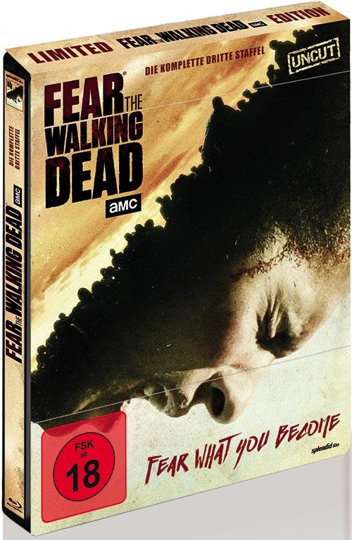 DVD Cover: Fear the Walking Dead - Staffel 3 - uncut - Steelbook Edition