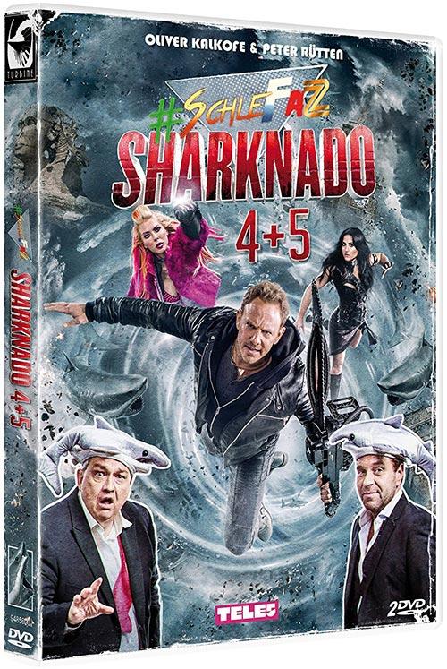 DVD Cover: SchleFaZ - Sharknado 4 + 5 - Doppel-Feature