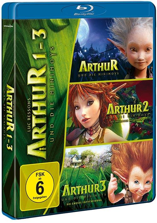 DVD Cover: Arthur und die Minimoys 1-3