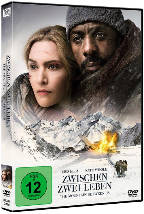 DVD Cover: Zwischen zwei Leben - The Mountain Between Us