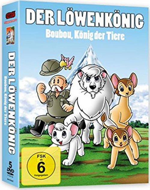 DVD Cover: Der Löwenkönig - Boubou, König der Tiere - Complete Box