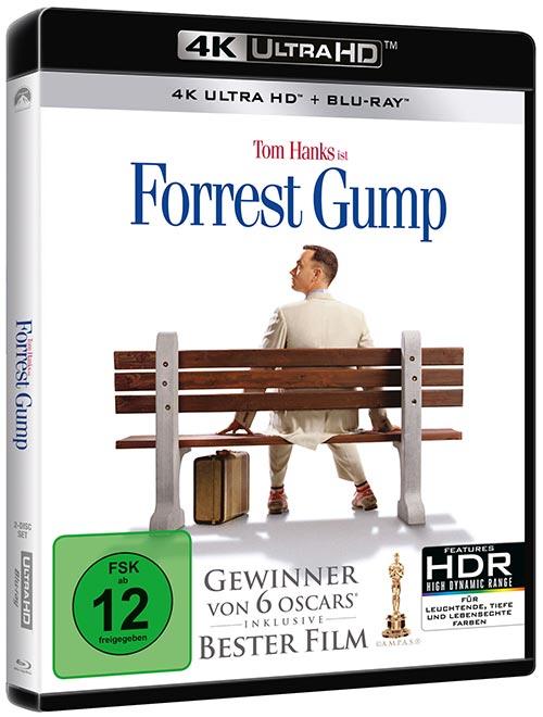 DVD Cover: Forrest Gump - 4K
