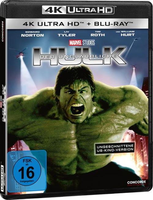 DVD Cover: Der unglaubliche Hulk - 4K