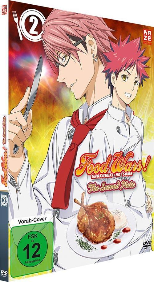 DVD Cover: Food Wars! - The Second Plate - Staffel 2 - Vol. 2