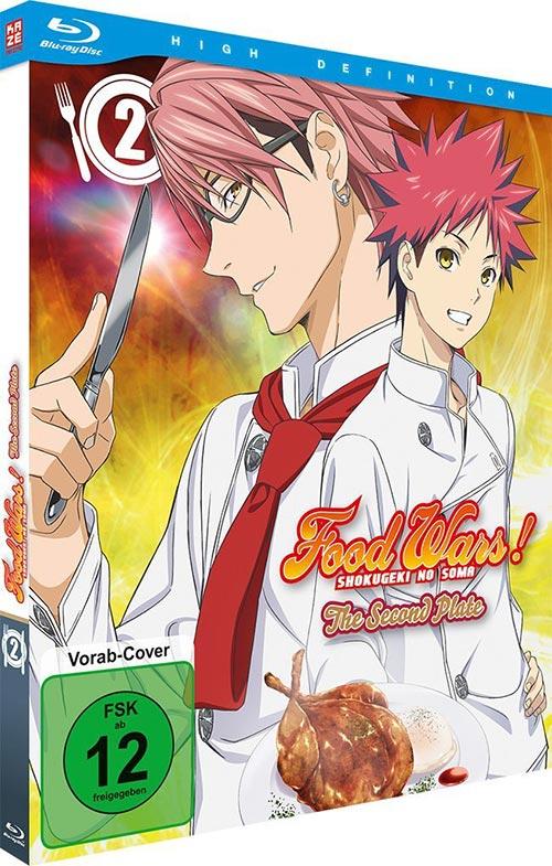 DVD Cover: Food Wars! - The Second Plate - Staffel 2 - Vol. 2