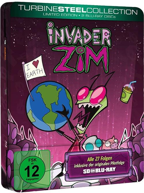DVD Cover: Invader ZIM - die komplette Serie - SD on Blu-ray - Turbine Steel Collection