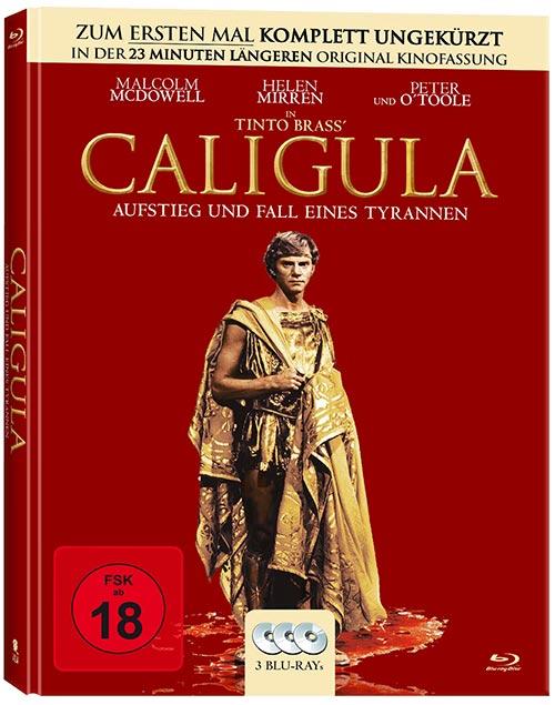 DVD Cover: Caligula - Aufstieg und Fall eines Tyrannen - Limited 3-Disc Mediabook Edition