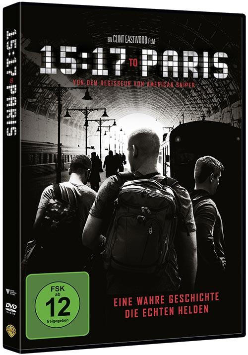 DVD Cover: 15:17 to Paris