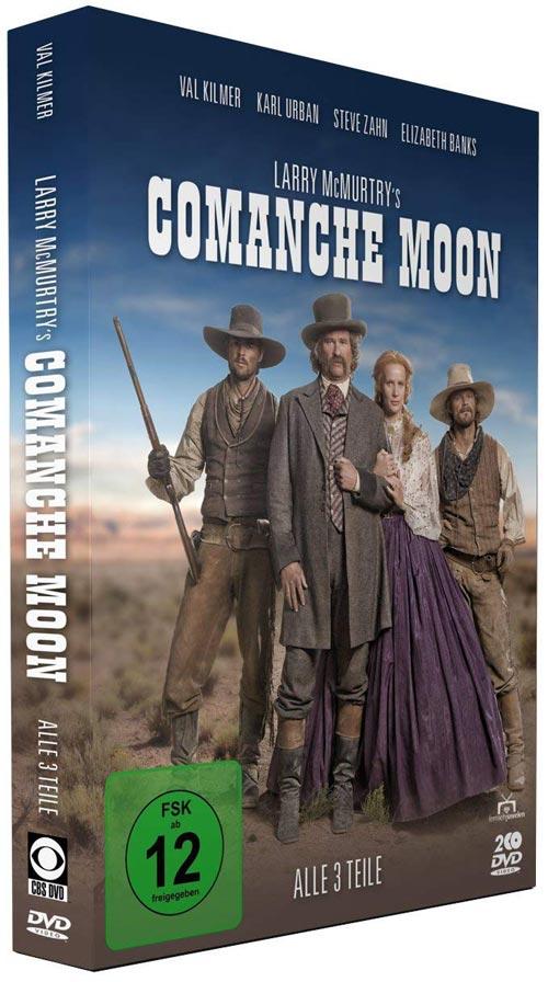 DVD Cover: Larry McMurtry's Comanche Moon - Alle 3 Teile