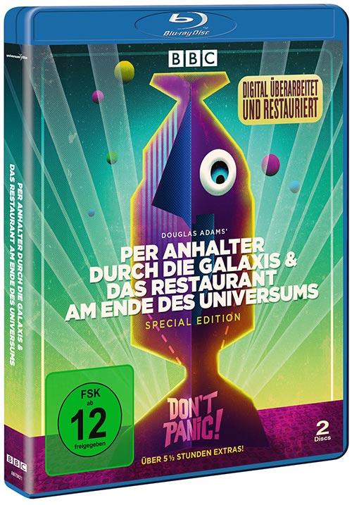 DVD Cover: Per Anhalter durch die Galaxis / Das Restaurant am Ende des Universums