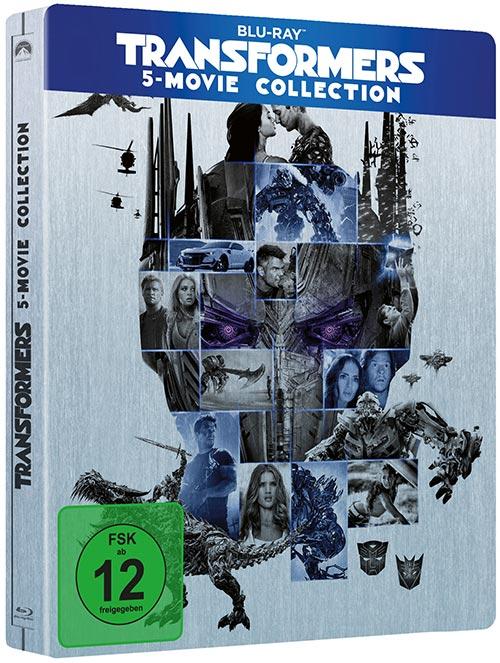 DVD Cover: Transformers - 5-Movie Steelbook Collection