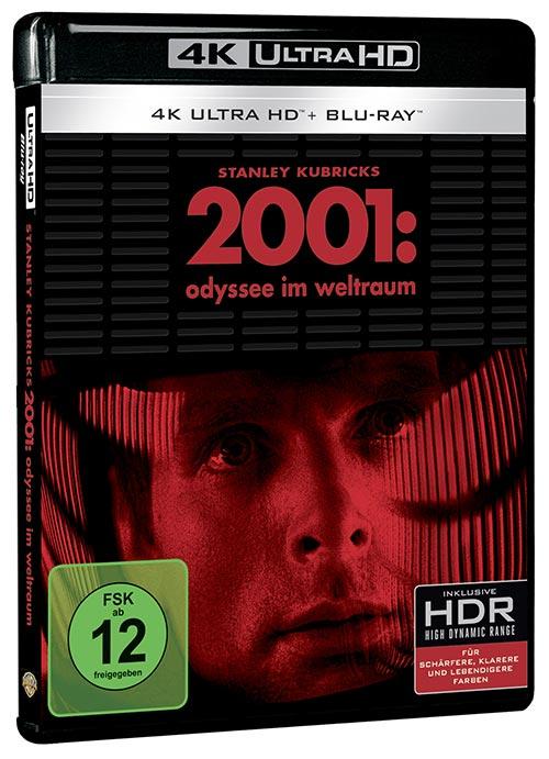 DVD Cover: 2001: Odyssee im Weltraum - 4K