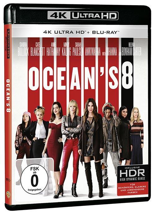 DVD Cover: Ocean's 8 - 4K