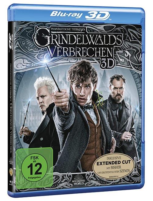 DVD Cover: Phantastische Tierwesen: Grindelwalds Verbrechen - 3D
