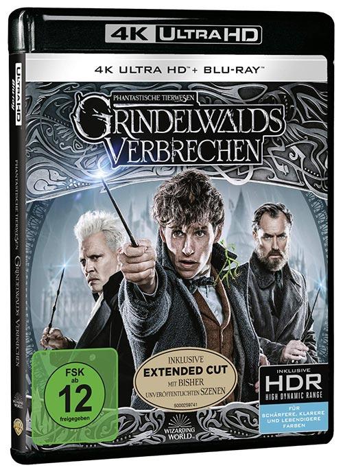 DVD Cover: Phantastische Tierwesen: Grindelwalds Verbrechen - 4K