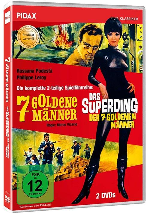 DVD Cover: 7 goldene Männer / Das Superding der 7 goldenen Männer