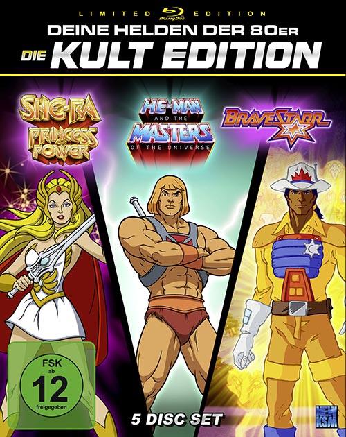 DVD Cover: He-Man + She-Ra + BraveStarr - 80er Jahre Kult Zeichentrick Edition