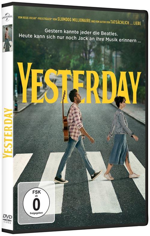 DVD Cover: Yesterday