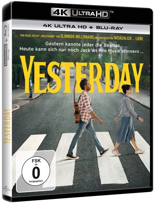 DVD Cover: Yesterday - 4K