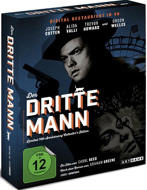 DVD Cover: Der dritte Mann - 4K Restauration - 70th Anniversary Collector's Edition