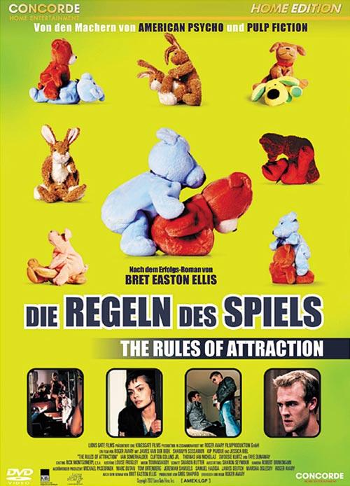 DVD Cover: Die Regeln des Spiels - Rules of Attraction
