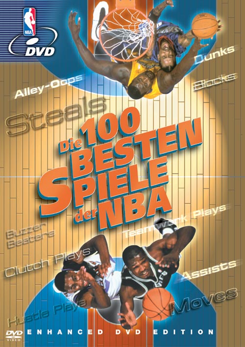 DVD Cover: Die 100 besten Spiele der NBA
