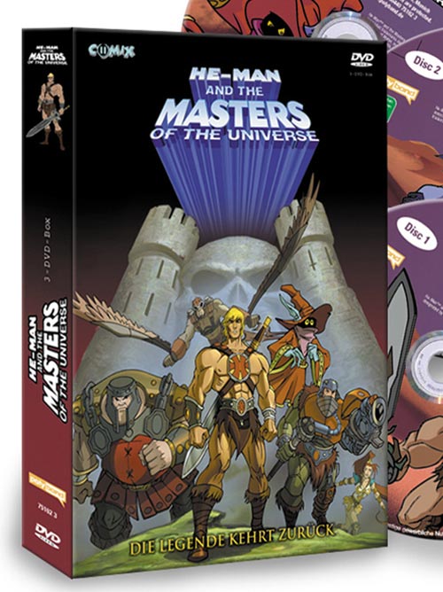 DVD Cover: He-Man and the Masters of the Universe - 3-DVD-Box