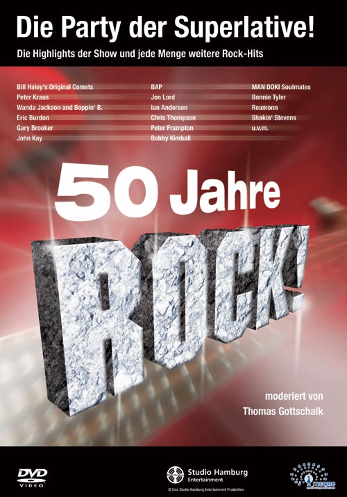DVD Cover: 50 Jahre Rock