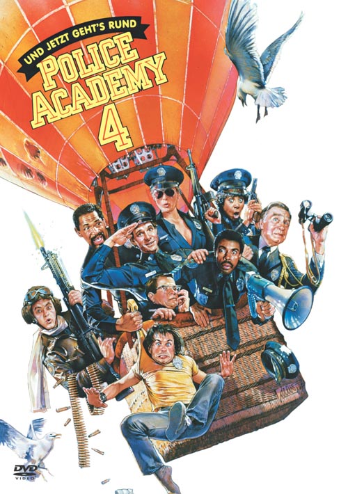 DVD Cover: Police Academy 4 - Und jetzt geht's rund!