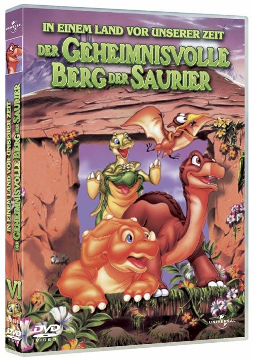 DVD Cover: In einem Land vor unserer Zeit 6 - Der geheimnisvolle Berg der Saurier
