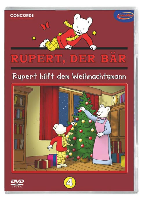 DVD Cover: Rupert, der Bär 4 - Rupert hilft dem Weihnachtsmann