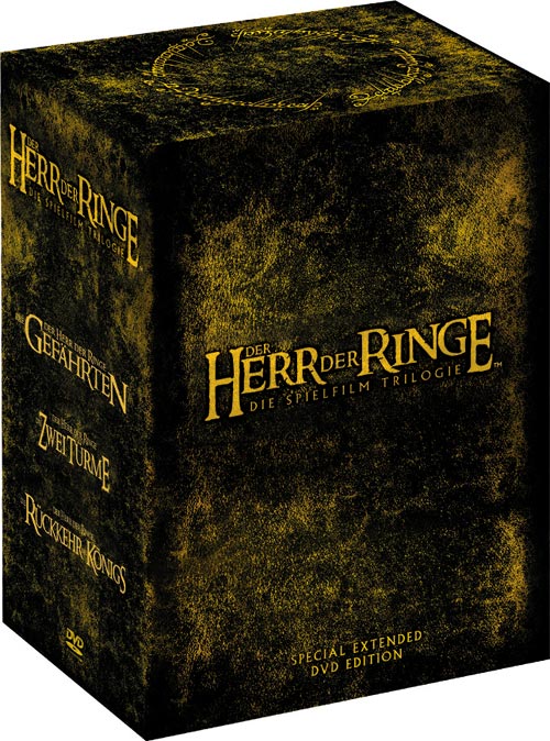 DVD Cover: Der Herr der Ringe: Die Spielfilm Trilogie - Special Extended Edition