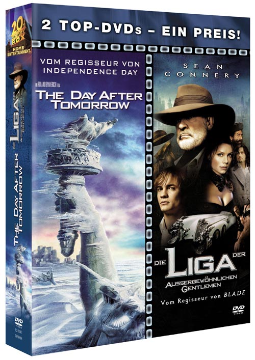DVD Cover: The Day After Tomorrow / Die Liga der außergewöhnlichen Gentlemen
