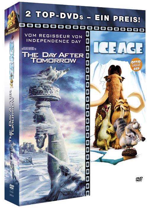 DVD Cover: The Day After Tomorrow / Ice Age