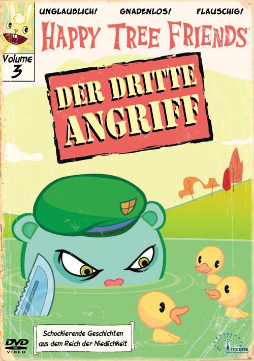 DVD Cover: Happy Tree Friends - Volume 3 - Der dritte Angriff