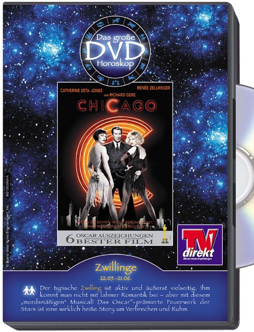 DVD Cover: Chicago - Das große DVD Horoskop: Zwillinge