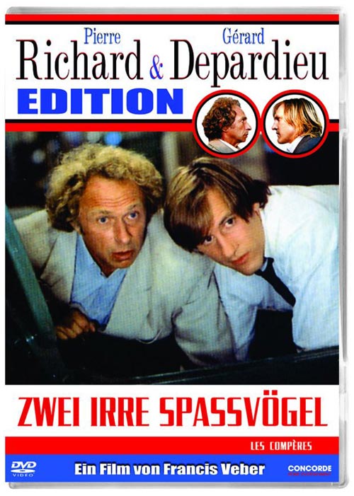 DVD Cover: Zwei irre Spassvögel - Pierre Richard & Gerard Depardieu Edition