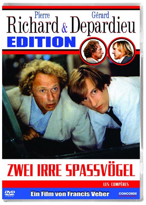 DVD Cover: Zwei irre Spassvgel - Pierre Richard & Gerard Depardieu Edition