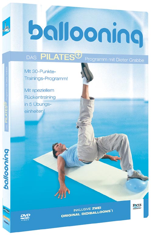 DVD Cover: Ballooning - Das Pilates Plus Programm mit Dieter Grabbe