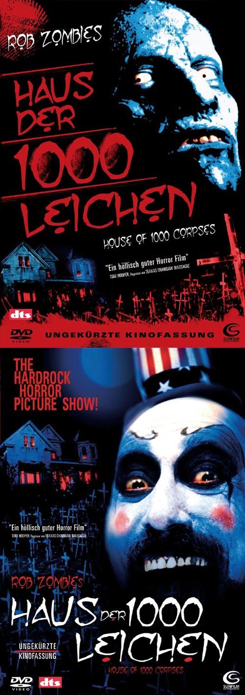 DVD Cover: Haus der 1000 Leichen - Ungekürzte Kinofassung