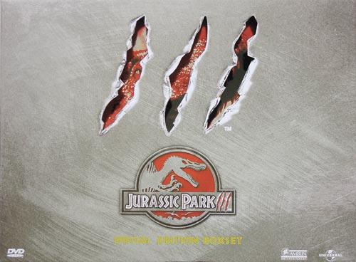 DVD Cover: Jurassic Park 3 - Box-Set