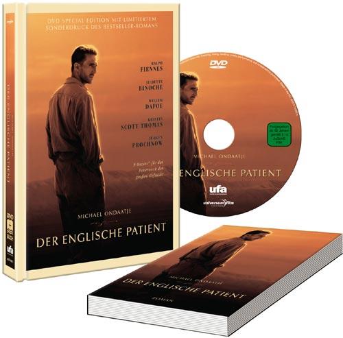 DVD Cover: Der englische Patient - Buch-Sonderedition